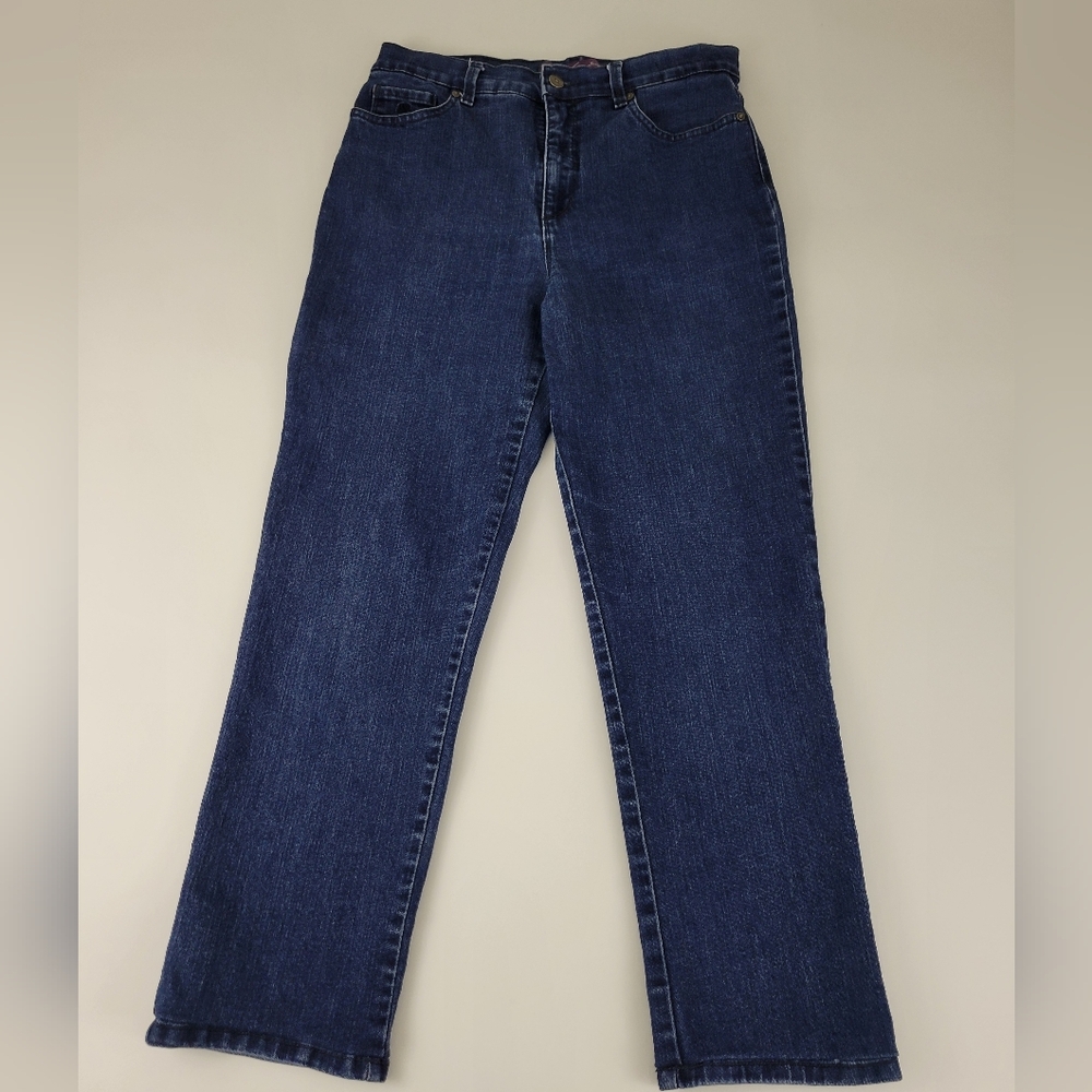 Gloria Vanderbilt Amanda Rise 11 1/2"  Straight Leg Denim Jeans Size 10